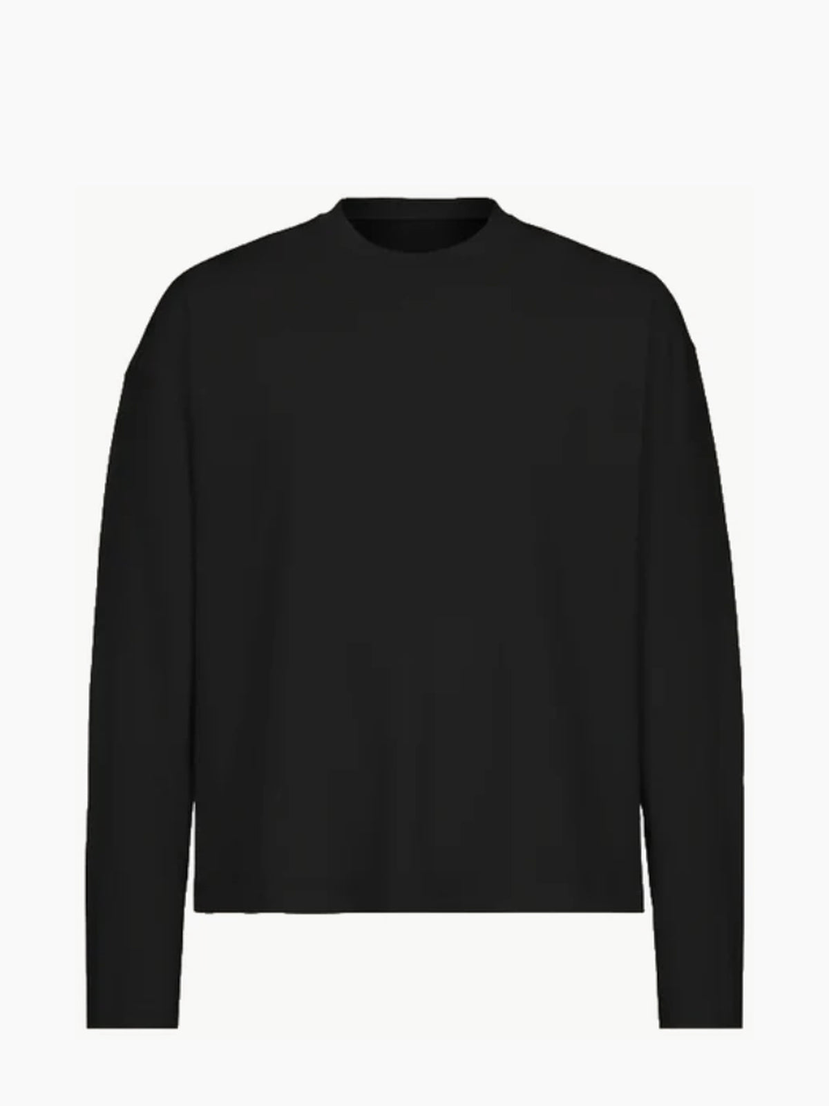 Unisex organic cotton long-sleeve T-shirt 240 GSM – Black