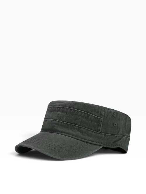 Casquette unisexe en coton vert kaki délavé SUNNYHUNNY
