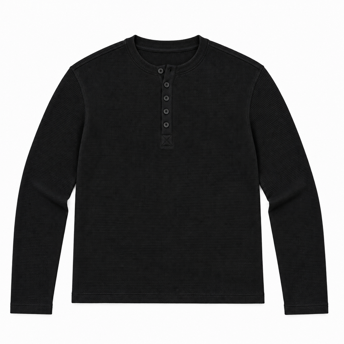 HENLEY - SLIM FIT - BLACK