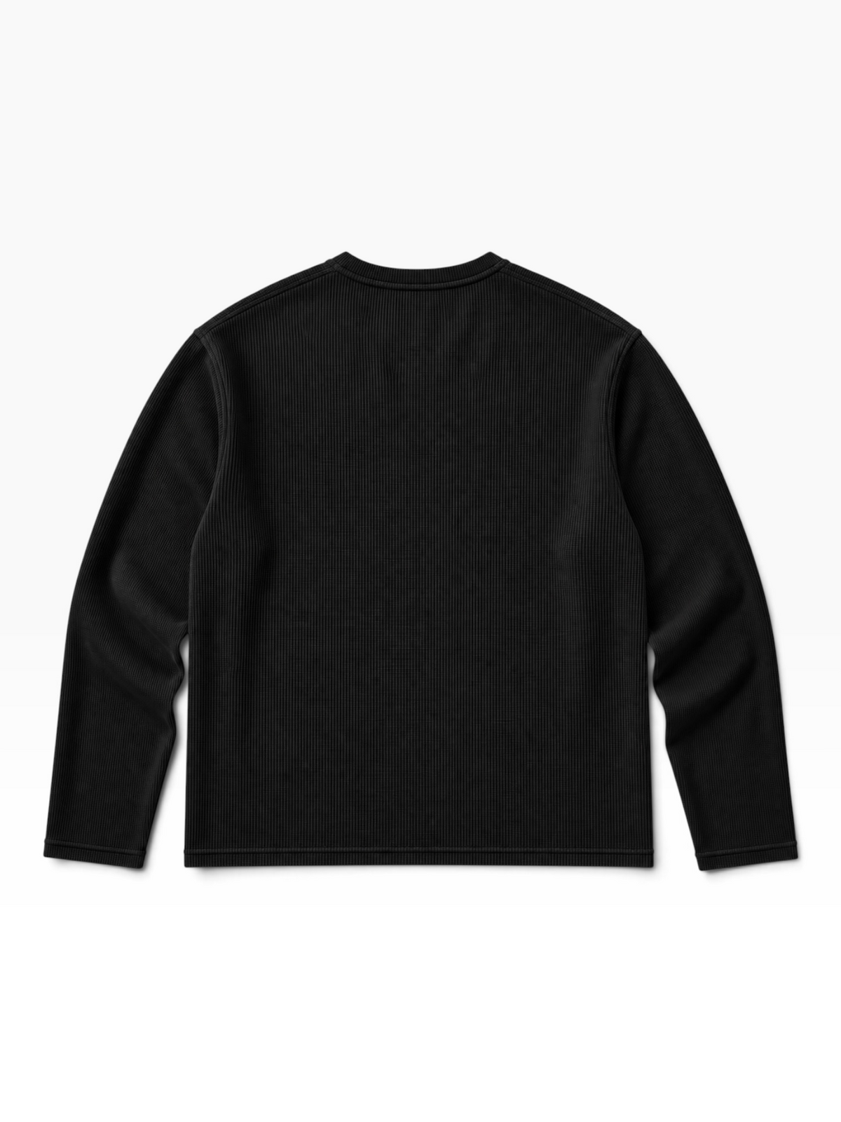 HENLEY RELAXED FIT - BLACK - 05