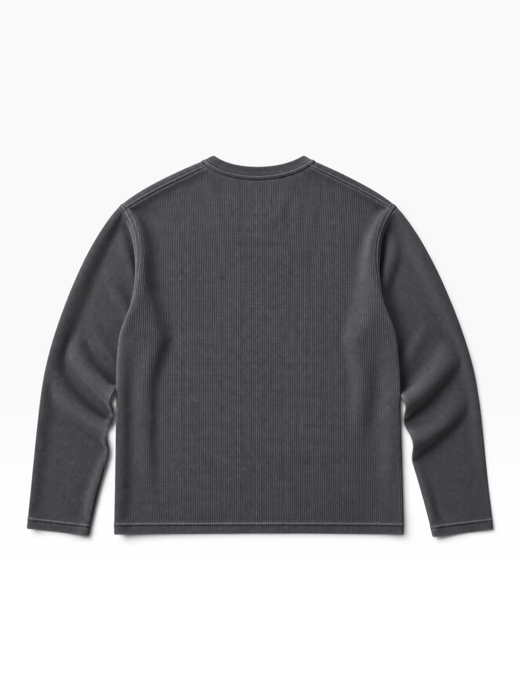 HENLEY RELAXED FIT - CHARCOAL GREY - 06