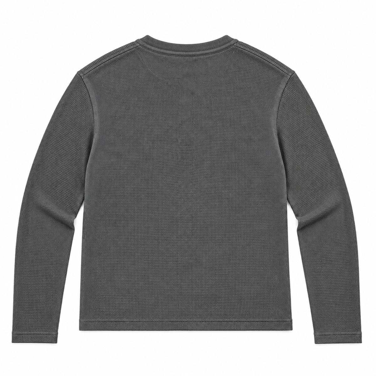 HENLEY RELAXED FIT - CHARCOAL GREY - 07