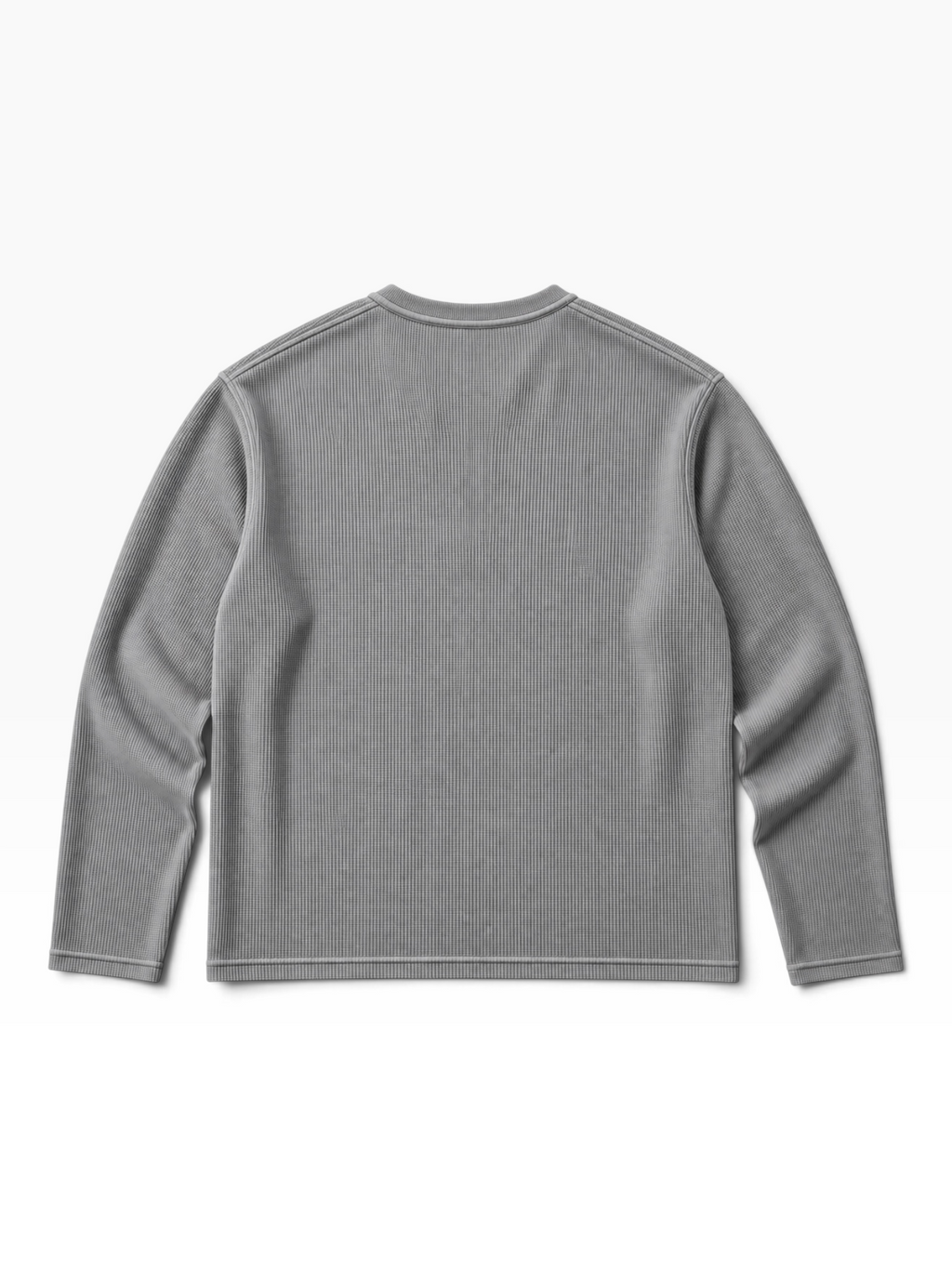 HENLEY RELAXED FIT - LIGHT GREY - 05