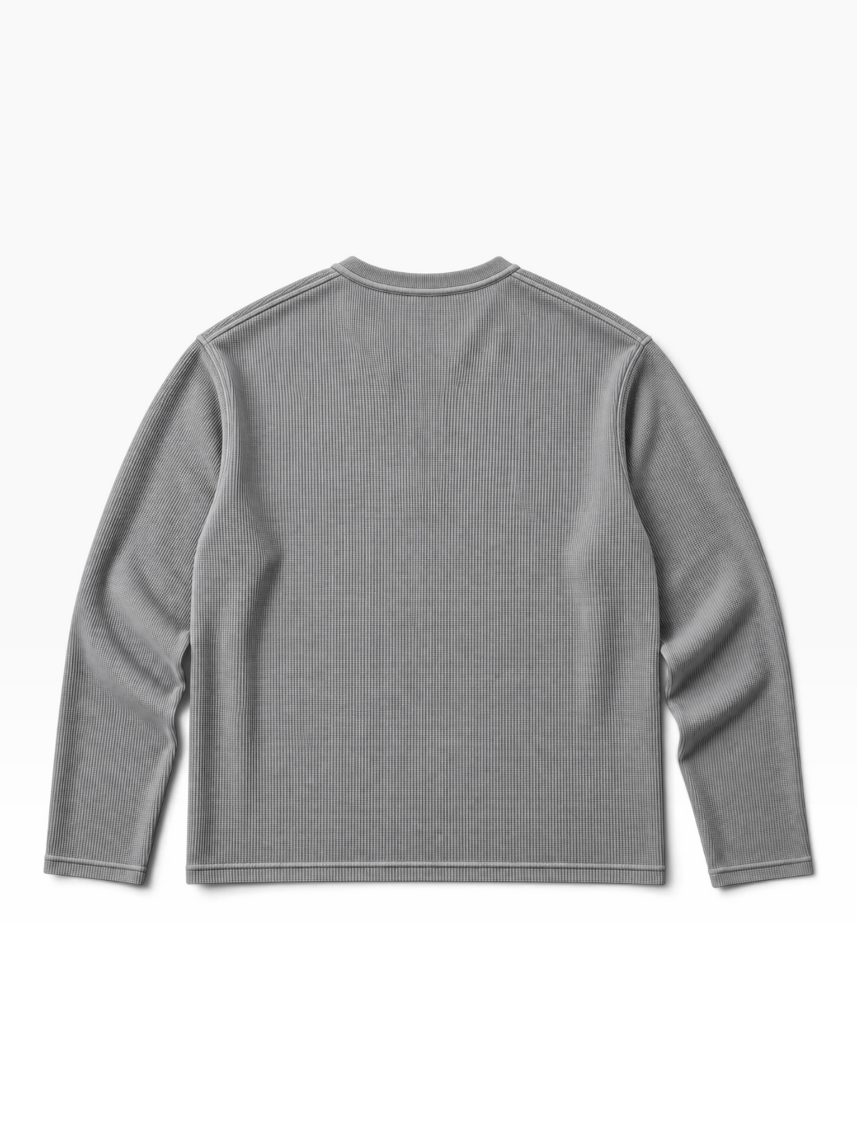 HENLEY RELAXED FIT - LIGHT GREY - 05