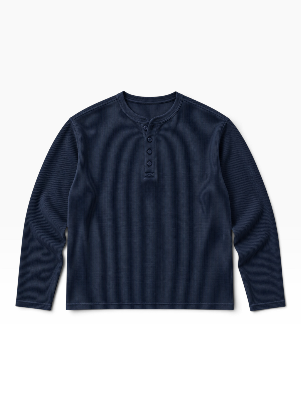 HENLEY - RELAXED FIT - NAVY