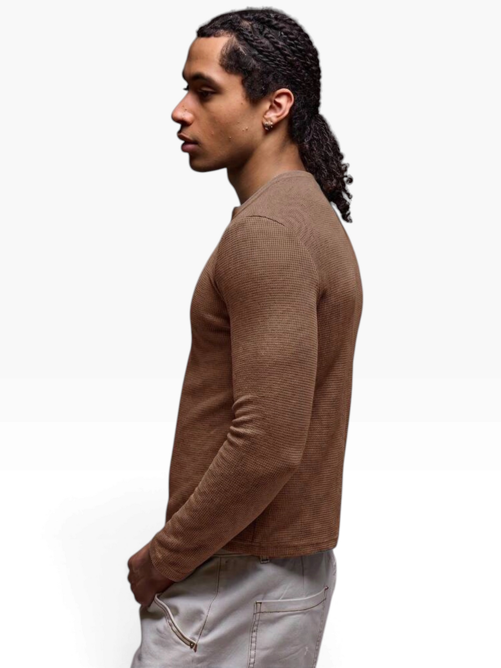 HENLEY RELAXED FIT - TOBACCO - 04