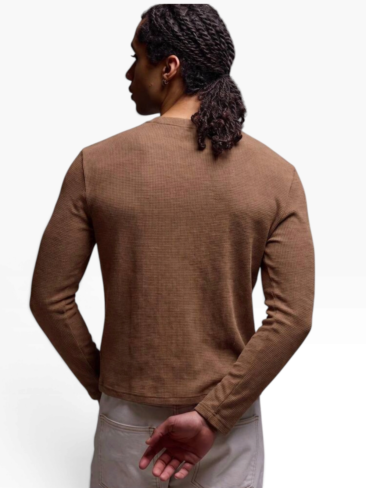 HENLEY RELAXED FIT - TOBACCO - 05