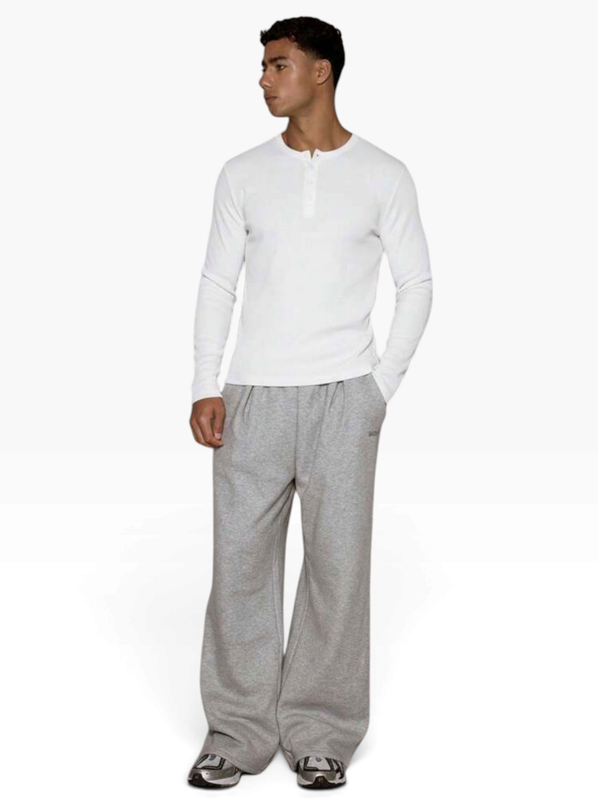 HENLEY RELAXED FIT - WHITE - 05